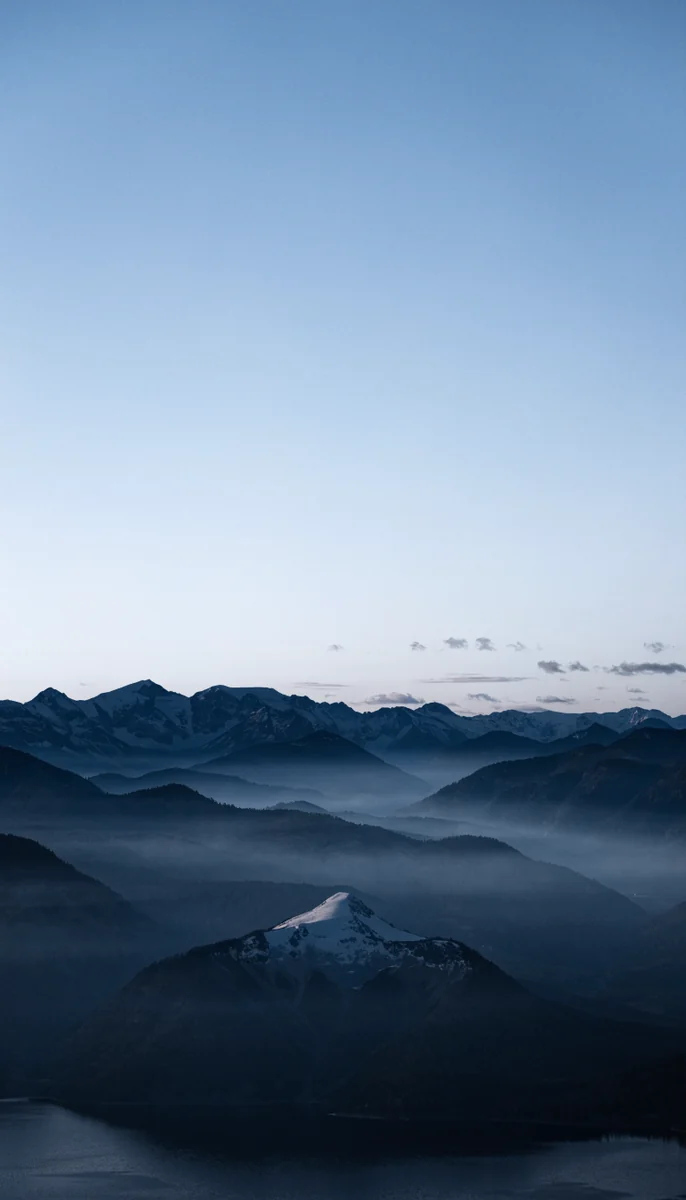 Blue Hour — landscape wallpaper