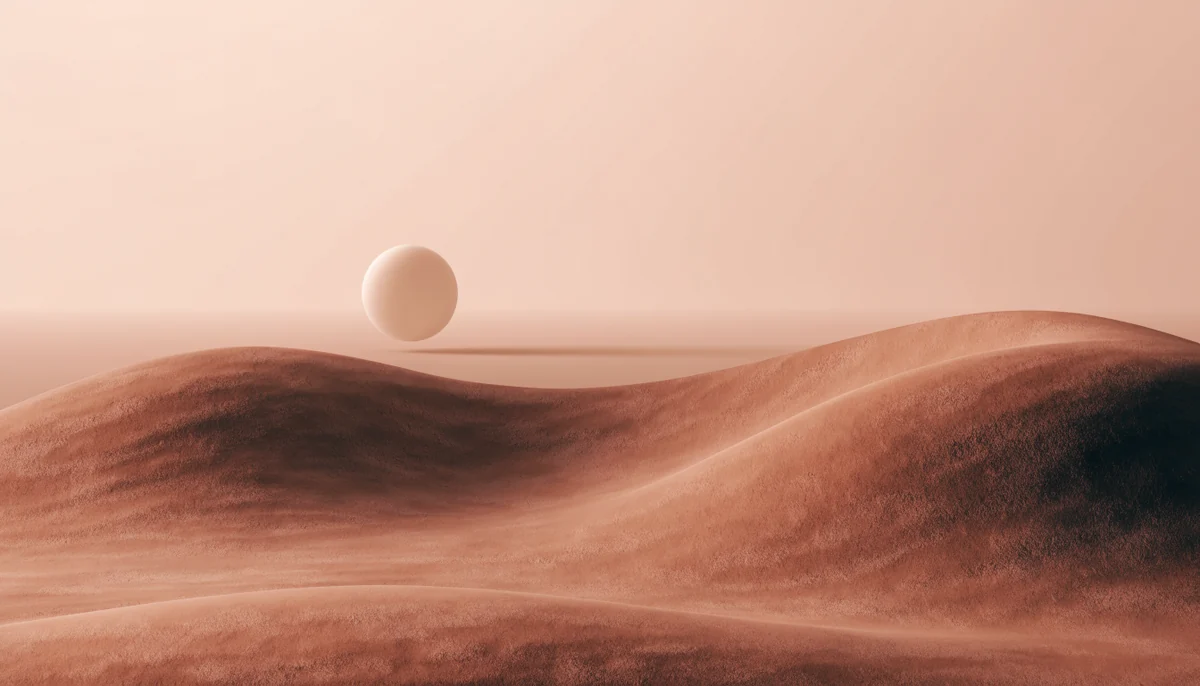 Soft Orbit — surreal wallpaper